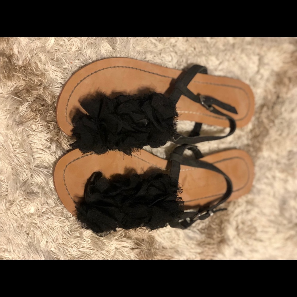 Black sandals